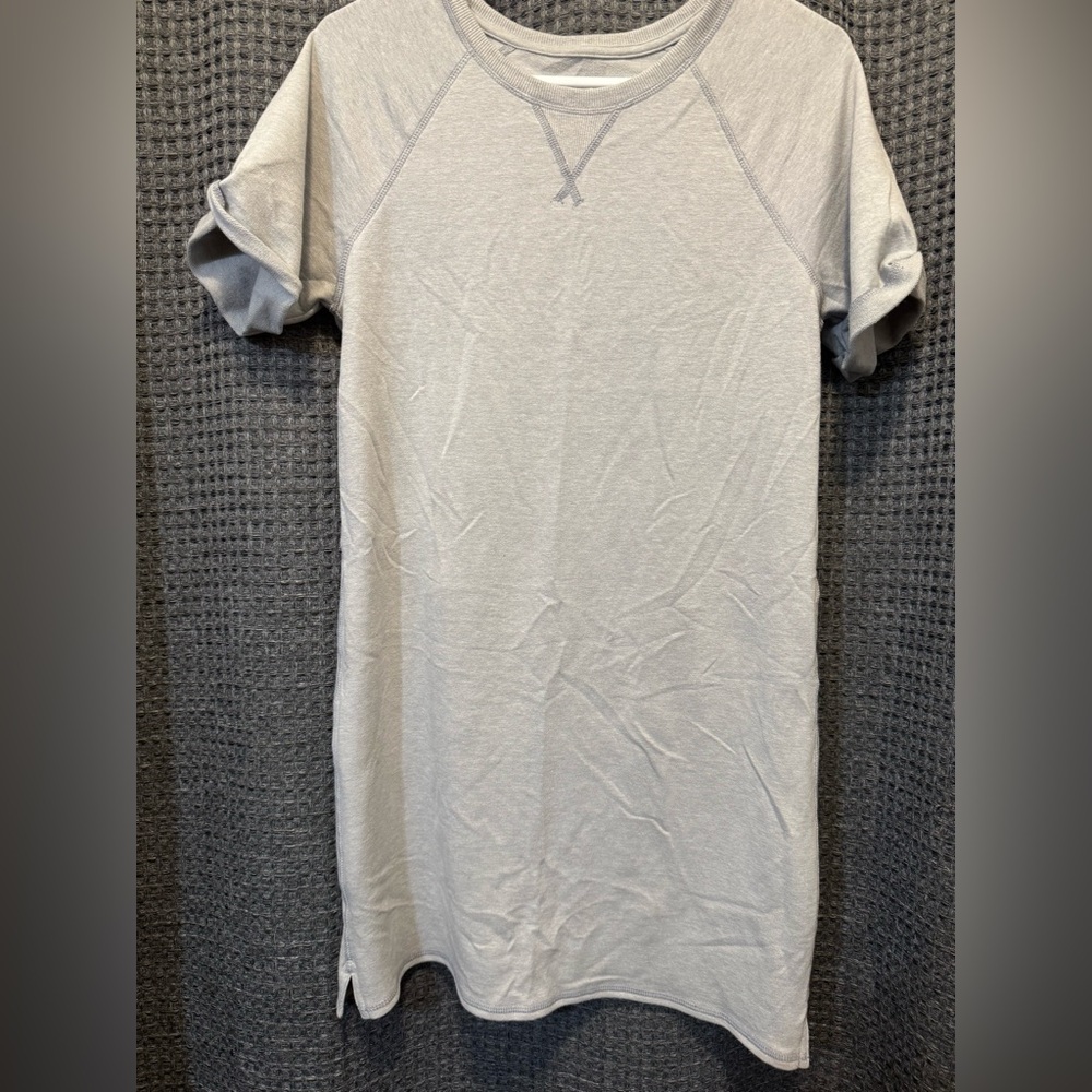 Gray Short Sleeve dress
